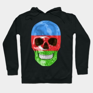 Azerbaijan Flag Skull - Gift for Azerbaijani With Roots From Azerbaijan Hoodie